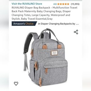 Ruvalino diaper backpack